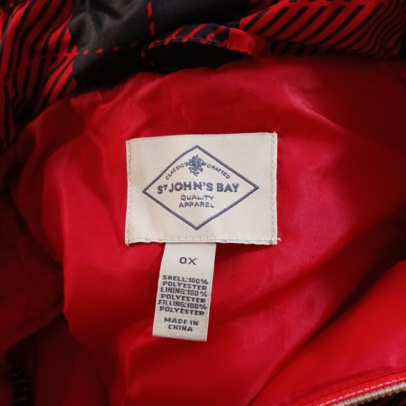 St. John's Bay Puffer Vest SZ 0X NWT - Picture 8 of 9